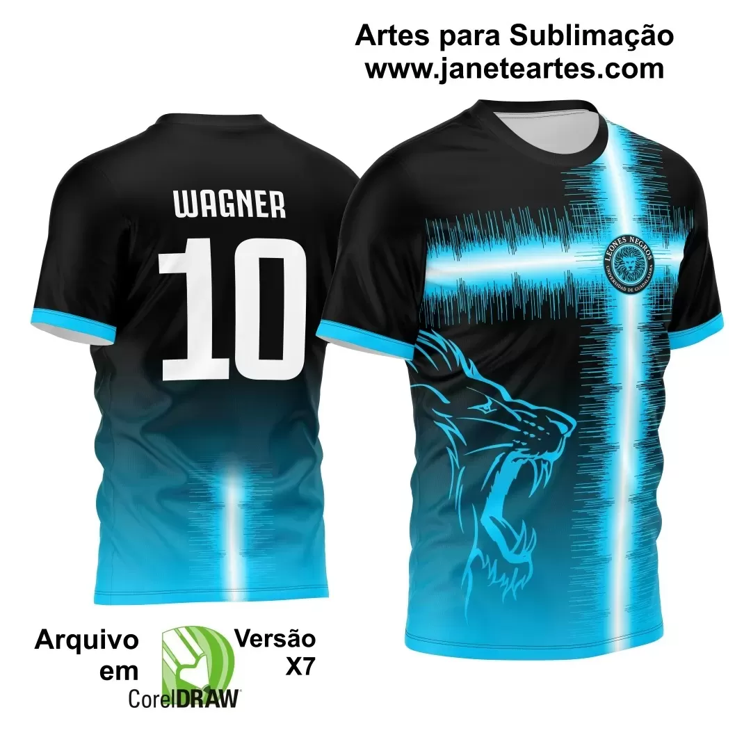 Template - Camisa de Interclasse - Uniforme Futebol - Leão - 2024 - 2025