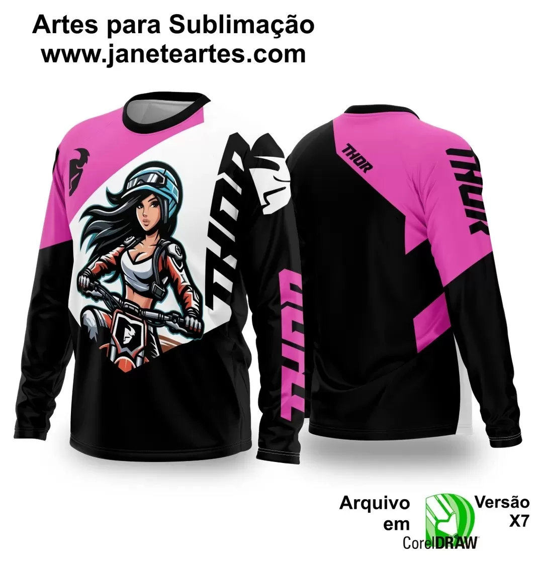 Template Camiseta - Trilheiro -  Motocross - 2024 - 2025