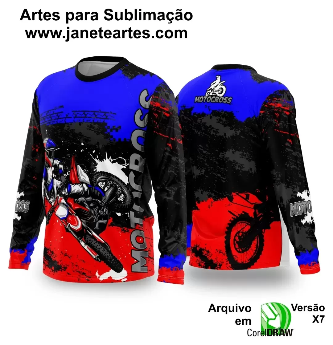 Template Camiseta - Trilheiro -  Motocross - 2024 - 2025