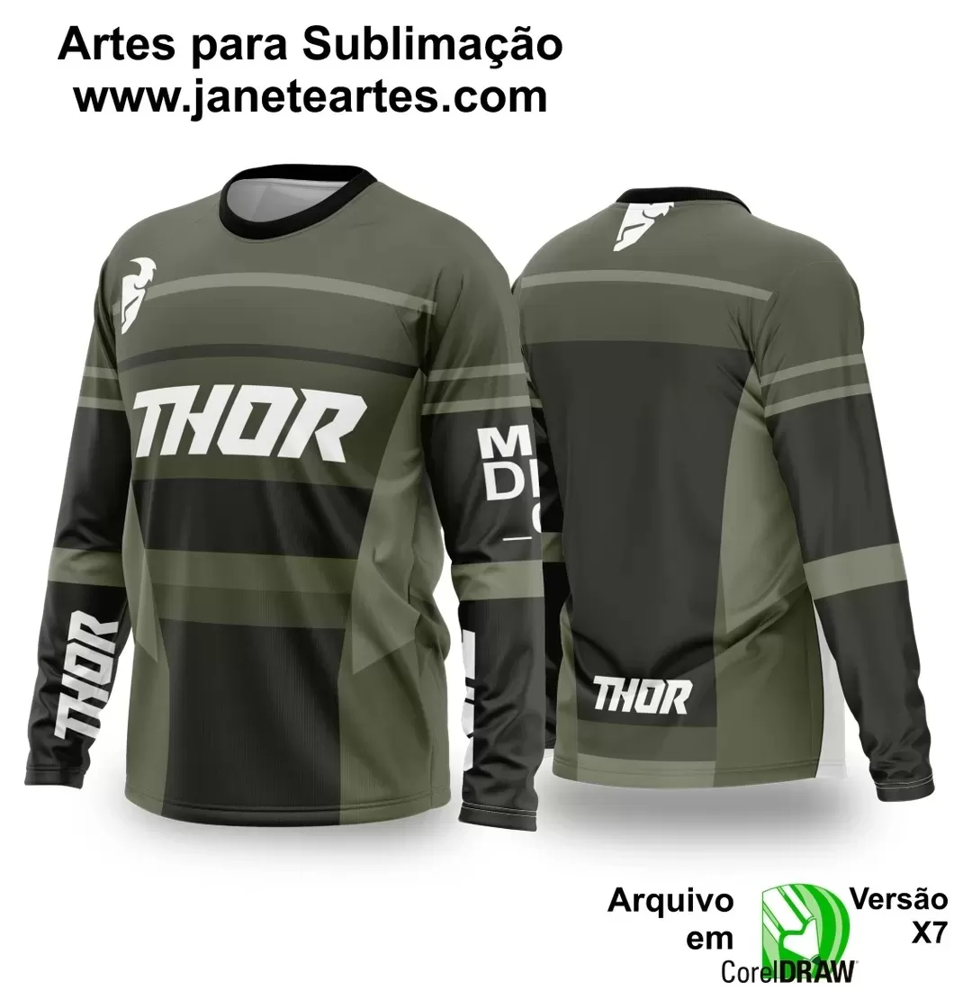 Template Camiseta - Trilheiro -  Motocross - 2024 - 2025