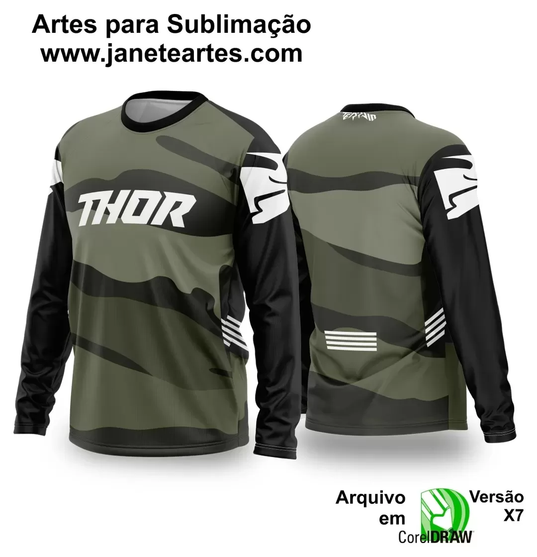 Template Camiseta - Trilheiro -  Motocross - 2024 - 2025