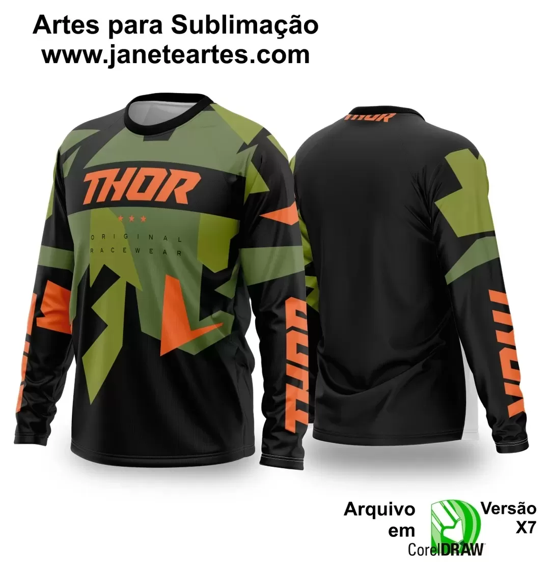 Template Camiseta - Trilheiro -  Motocross - 2024 - 2025