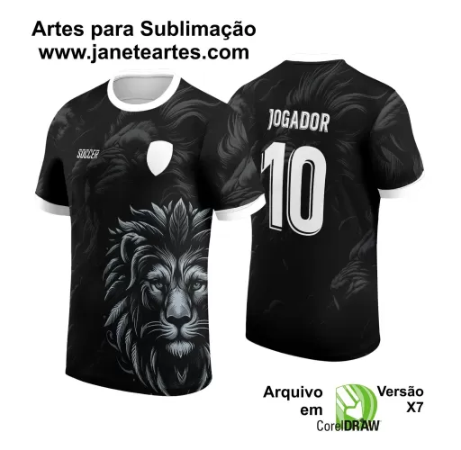  Template Camiseta de Interclasse - Jogos Internos -  Leão  - 2024 - 2025