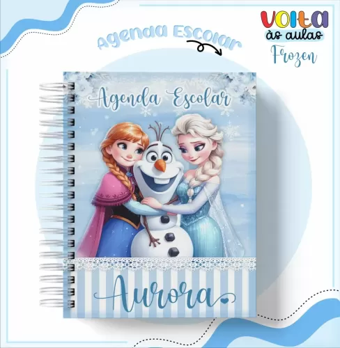 Arquivo Digital – Meninas | Frozen – Volta às Aulas 2024 – Lina Criativa