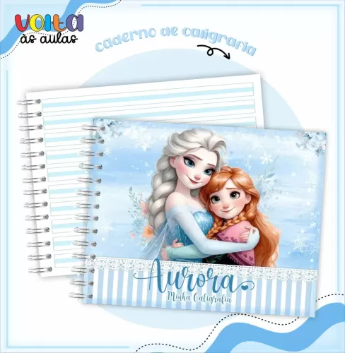 Arquivo Digital – Meninas | Frozen – Volta às Aulas 2024 – Lina Criativa