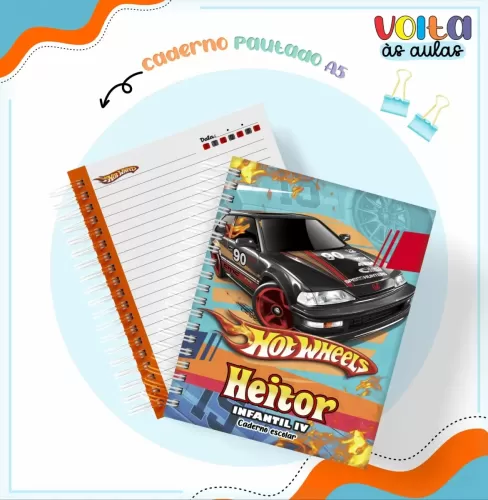 Arquivo Digital – Meninos | Hot Wheels – Volta às Aulas 2024 – Lina Criativa