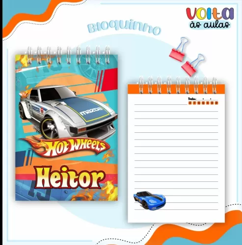 Arquivo Digital – Meninos | Hot Wheels – Volta às Aulas 2024 – Lina Criativa