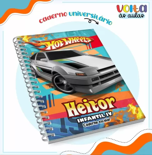 Arquivo Digital – Meninos | Hot Wheels – Volta às Aulas 2024 – Lina Criativa