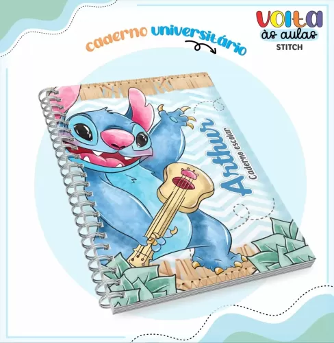 Arquivo Digital – Meninos | Stitch – Volta Às Aulas 2024 – Lina Criativa