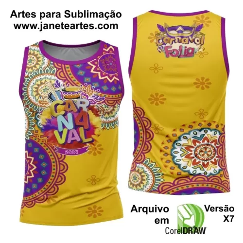 Arte Abadá - Camisa - Sublimação - Carnaval 2024 - 2025