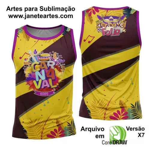 Arte Abadá - Camisa - Sublimação - Carnaval 2024 - 2025