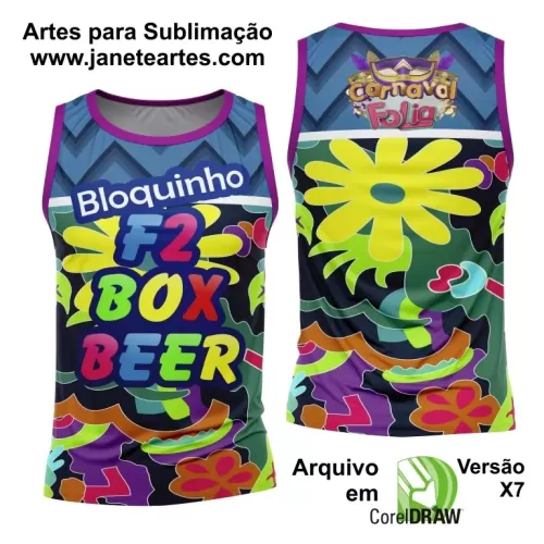 Arte Abadá - Camisa - Sublimação - Carnaval 2024 - 2025