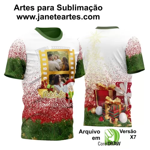 Arte Estampa Camisa - Natal  - 2024 - 2025