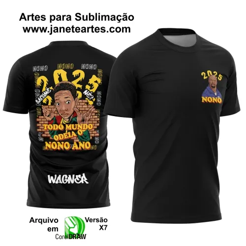 Arte Vetor Camiseta Chris - Uniforme Concluintes 2025 - 9º Ano - Todo Mundo Odeia o Nono Ano