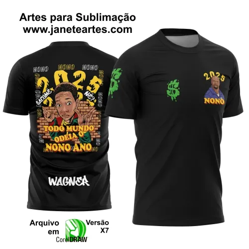 Arte Vetor Camiseta Chris - Uniforme Concluintes 2025 - 9º Ano - Todo Mundo Odeia o Nono Ano