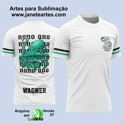 Arte Vetor Camiseta Polvo - Uniforme Concluintes 2025 - 9º Ano - Polvo