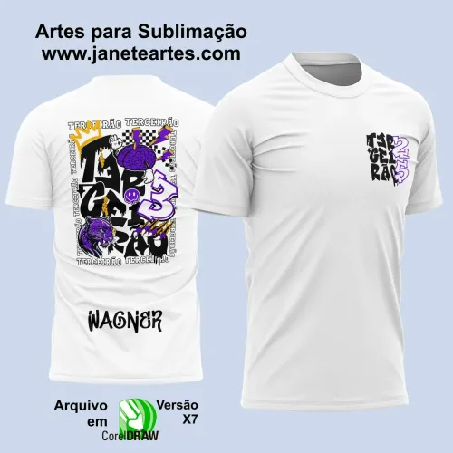 Arte Vetor Camiseta - Terceirão Pantera 2025 – Formandos 3º Ano 2025