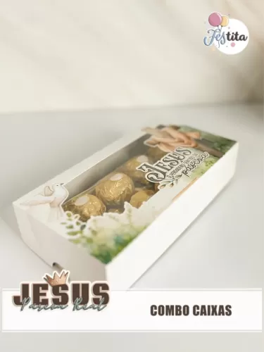 Jesus Páscoa Real – Kit Caixas Chocolates (Tita)