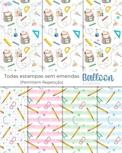 Kit Digital – Escola Feliz | Volta Às Aulas 2024 – Balloon Criativo