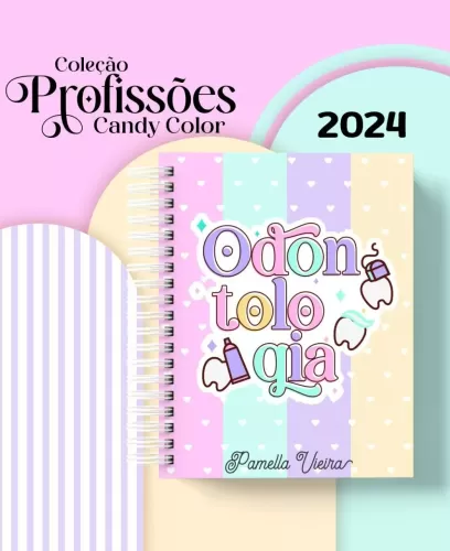 Pack Profissões Candy FEMININA 2024 – Encadernação – Pamella Vieira