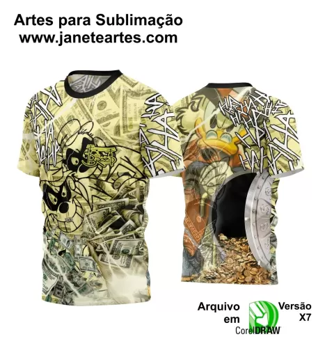 Template - Arte Estampa - Camiseta da Quebrada  - 2024 - 2025