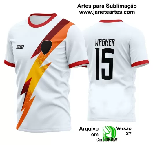 Template - Camisa Soccer - Time Amador - Jogos Escolares - 2024 - 2025