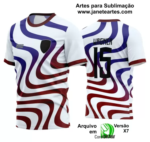 Template - Camisa Soccer - Time Amador - Jogos Escolares - 2024 - 2025