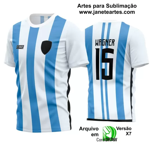 Template - Camisa Soccer - Time Amador - Jogos Escolares - 2024 - 2025