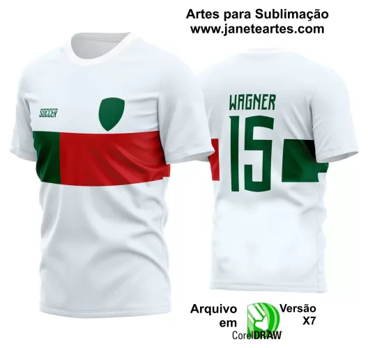 Template - Camisa Soccer - Time Amador - Jogos Escolares - 2024 - 2025