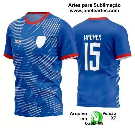 Template - Camisa Soccer - Time Amador - Jogos Escolares - 2024 - 2025