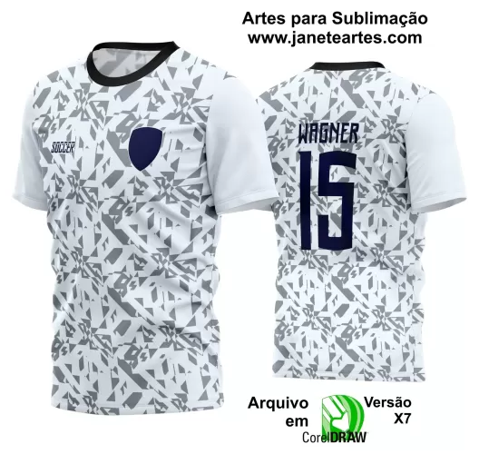 Template - Camisa Soccer - Time Amador - Jogos Escolares - 2024 - 2025