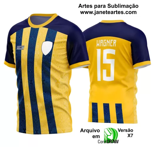 Template - Camisa Soccer - Time Amador - Jogos Escolares - 2024 - 2025