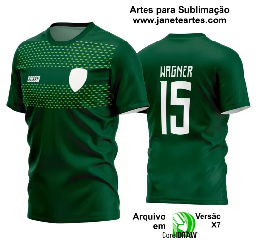 Template - Camisa Soccer - Time Amador - Jogos Escolares - 2024 - 2025