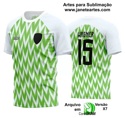 Template - Camisa Soccer - Time Amador - Jogos Escolares - 2024 - 2025