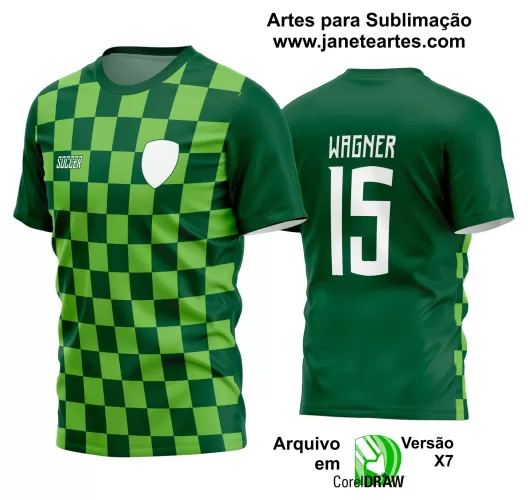 Template - Camisa Soccer - Time Amador - Jogos Escolares - 2024 - 2025