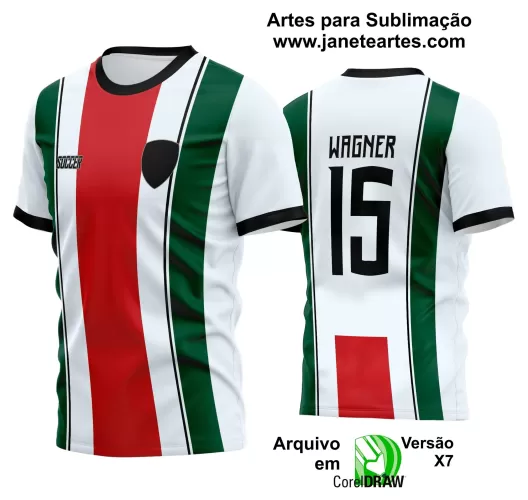 Template - Camisa Soccer - Time Amador - Jogos Escolares - 2024 - 2025