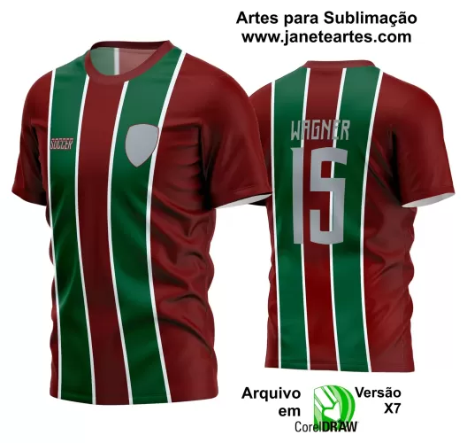 Template - Camisa Soccer - Time Amador - Jogos Escolares - 2024 - 2025