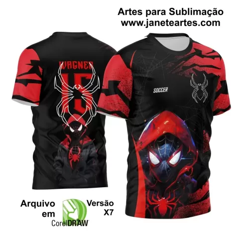 Template - Camisa de Interclasse - Jogos Internos - Aranha - 2024 - 2025