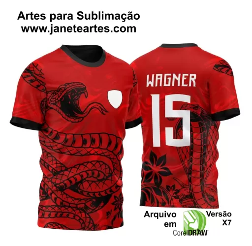 Template - Camisa de Interclasse - Jogos Internos - Cobra - 2024 - 2025 