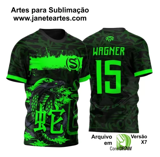 Template - Camisa de Interclasse - Jogos Internos - Cobra - 2024 - 2025 