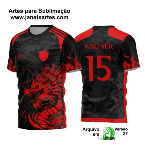 Template - Camisa de Interclasse - Jogos Internos - Dragão - 2024 - 2025