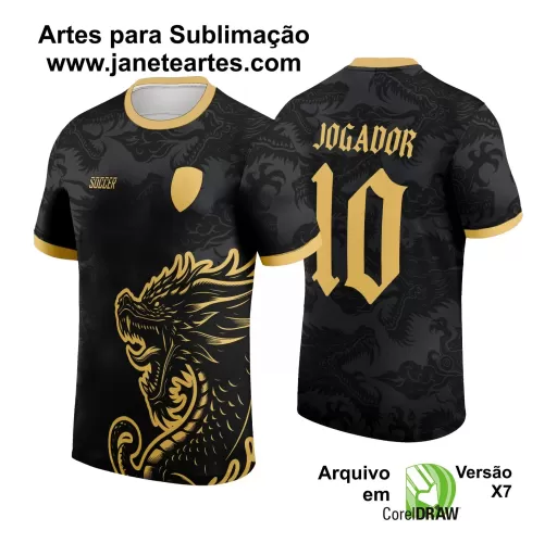 Template - Camisa de Interclasse - Jogos Internos - Dragão - 2024 - 2025