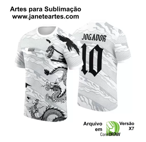 Template - Camisa de Interclasse - Jogos Internos - Dragão - 2024 - 2025