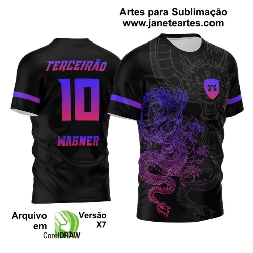 Template - Camisa de Interclasse - Jogos Internos - Dragão - 2024 - 2025