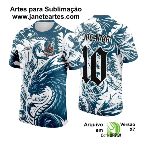 Template - Camisa de Interclasse - Jogos Internos - Dragão - 2024 - 2025