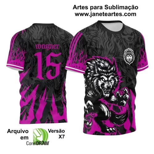 Template - Camisa de Interclasse - Jogos Internos - Lobo - 2024 - 2025