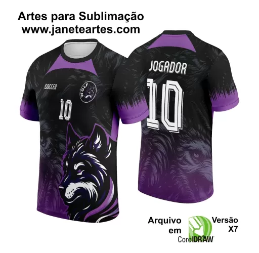 Template - Camisa de Interclasse - Jogos Internos - Lobo - 2024 - 2025