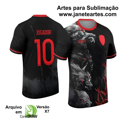 Template - Camisa de Interclasse - Jogos Internos - Lobo - 2024 - 2025