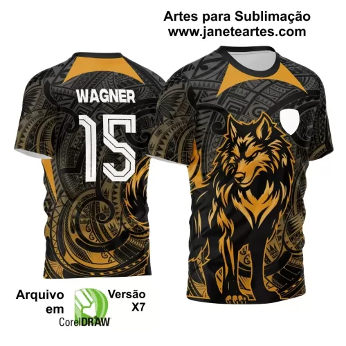 Template - Camisa de Interclasse - Jogos Internos - Lobo - 2024 - 2025