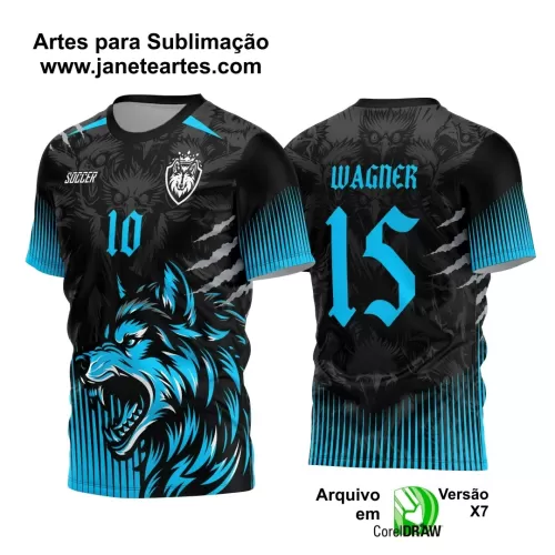 Template - Camisa de Interclasse - Jogos Internos - Lobo - 2024 - 2025